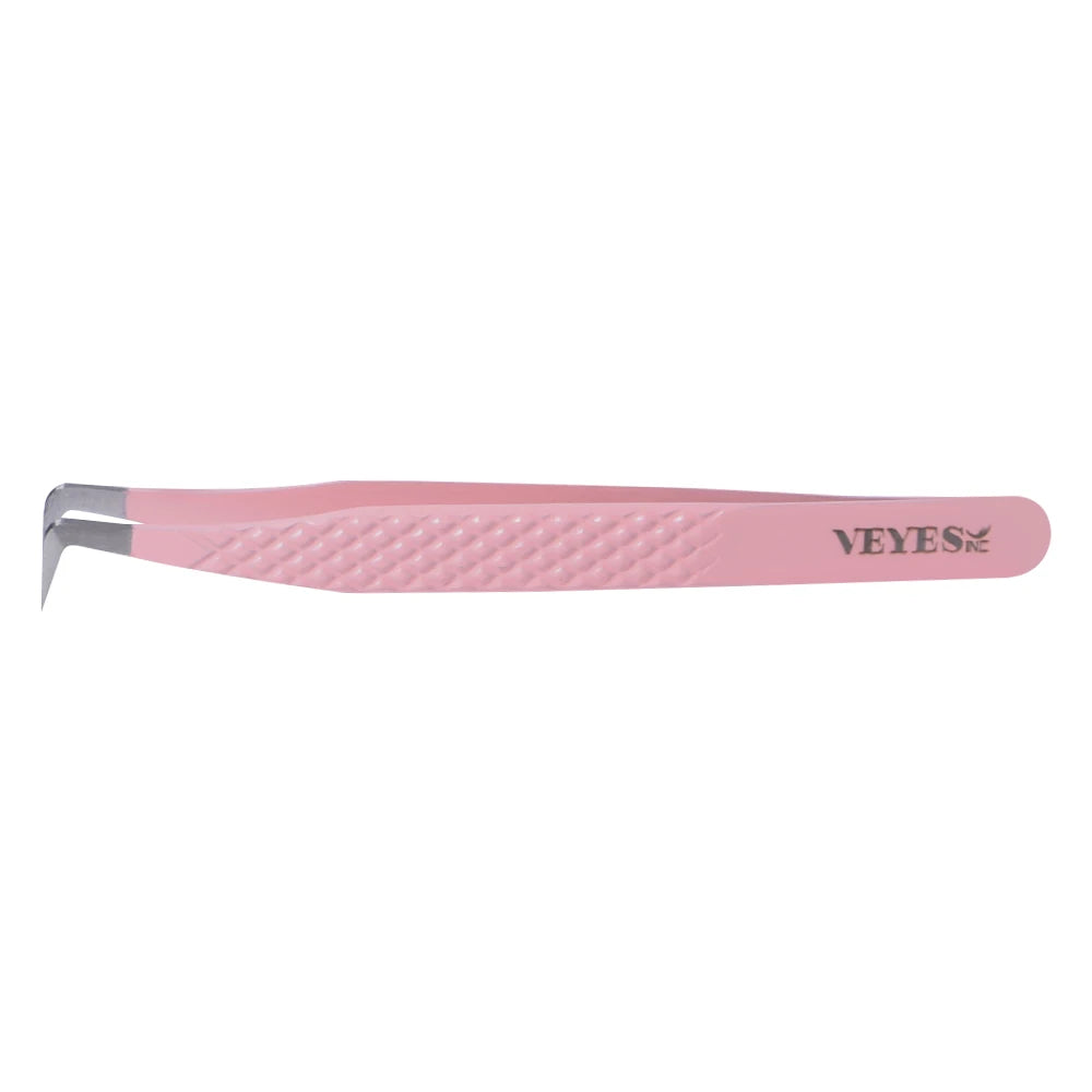 Eyelash Extensions Tweezers Veyelash Professional 90 Degree Tweezers for Volume Stainless Steel 3D Accurate Closure