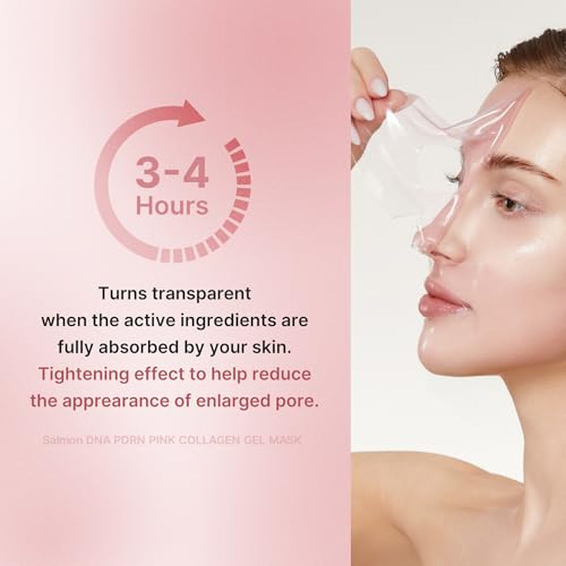 Pink Glass Glow Duo for Uneven Skin: Collagen Jelly Cream 110Ml and Salmon DNA PDRN Pink Collagen Jelly Gel Mask (4Ea)