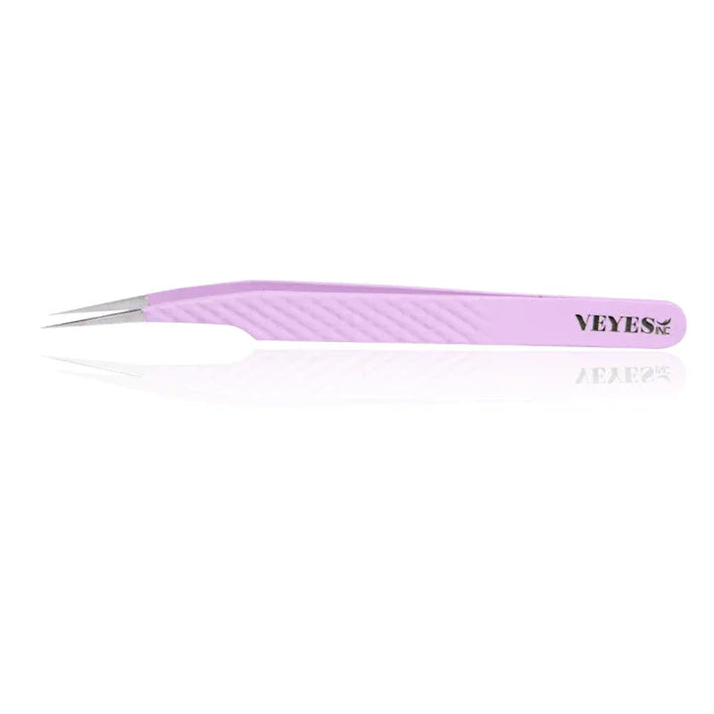 Eyelash Extensions Tweezers Veyelash Professional 90 Degree Tweezers for Volume Stainless Steel 3D Accurate Closure