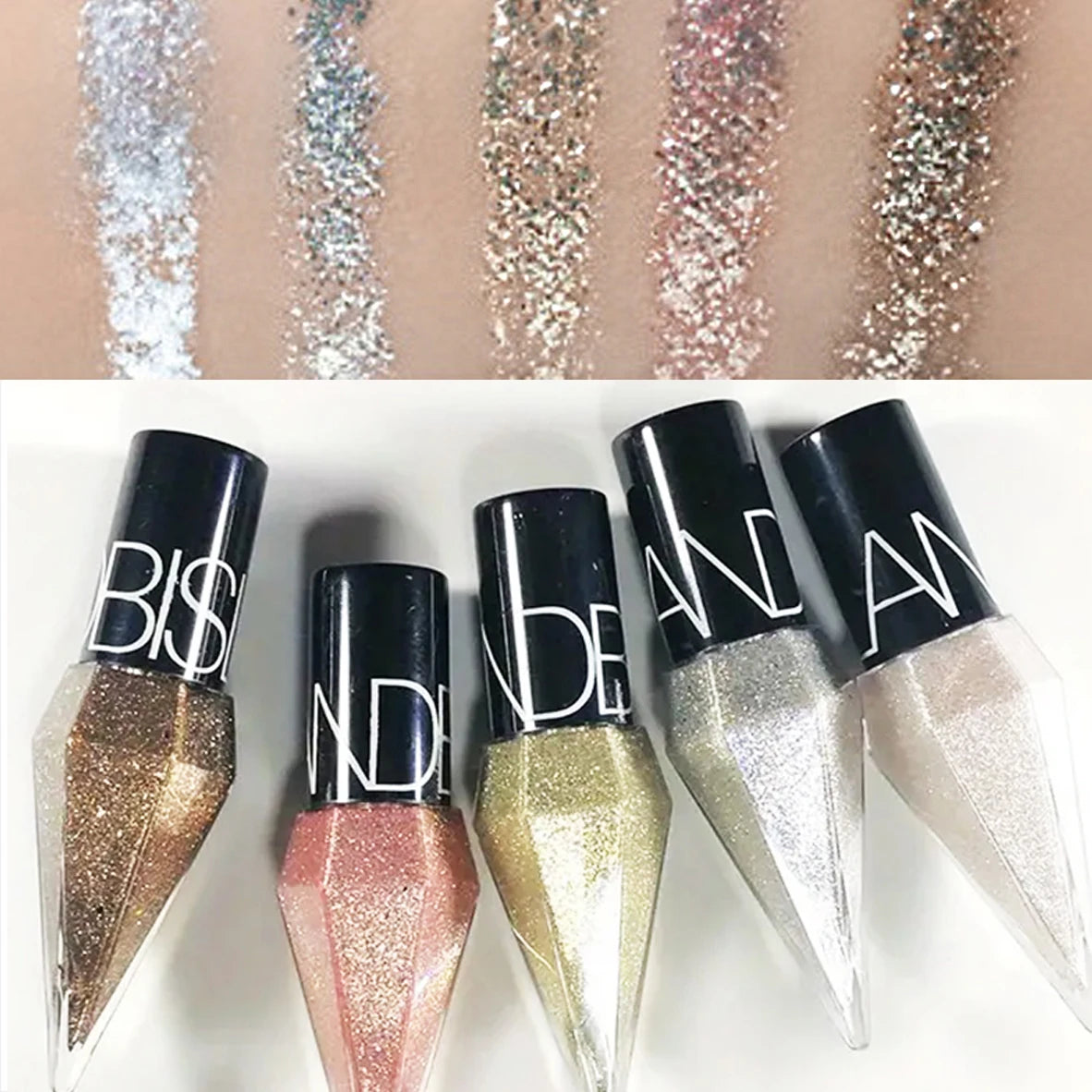 Liquid Eye Shadow Eye Highlight Diamond Sparkle Flash Eye Shadow Liquid Brightening Silkworm Eye Makeup Tool