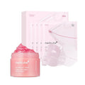 Pink Glass Glow Duo for Uneven Skin: Collagen Jelly Cream 110Ml and Salmon DNA PDRN Pink Collagen Jelly Gel Mask (4Ea)