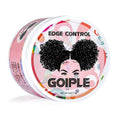 Edge Control Wax for Women Strong Hold Non-Greasy, Edge Wax Styling Gel for Black Women Hair No Flaking, White Residue, Shine and Smooth Strawberry Scent 4Oz