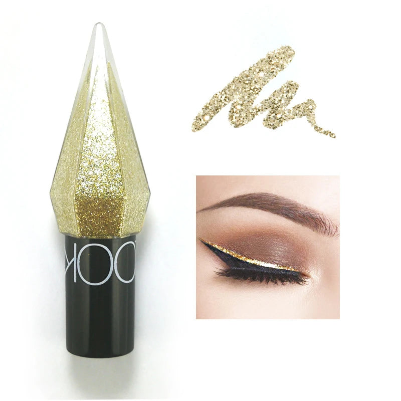 Liquid Eye Shadow Eye Highlight Diamond Sparkle Flash Eye Shadow Liquid Brightening Silkworm Eye Makeup Tool
