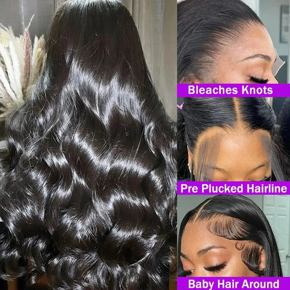 30 40 Inch Body Wave Human Hair Wigs 13X6 HD Lace Front Wig Human Hair 13X4 360 Lace Frontal Wigs 4X4 Lace Closure Wig for Women