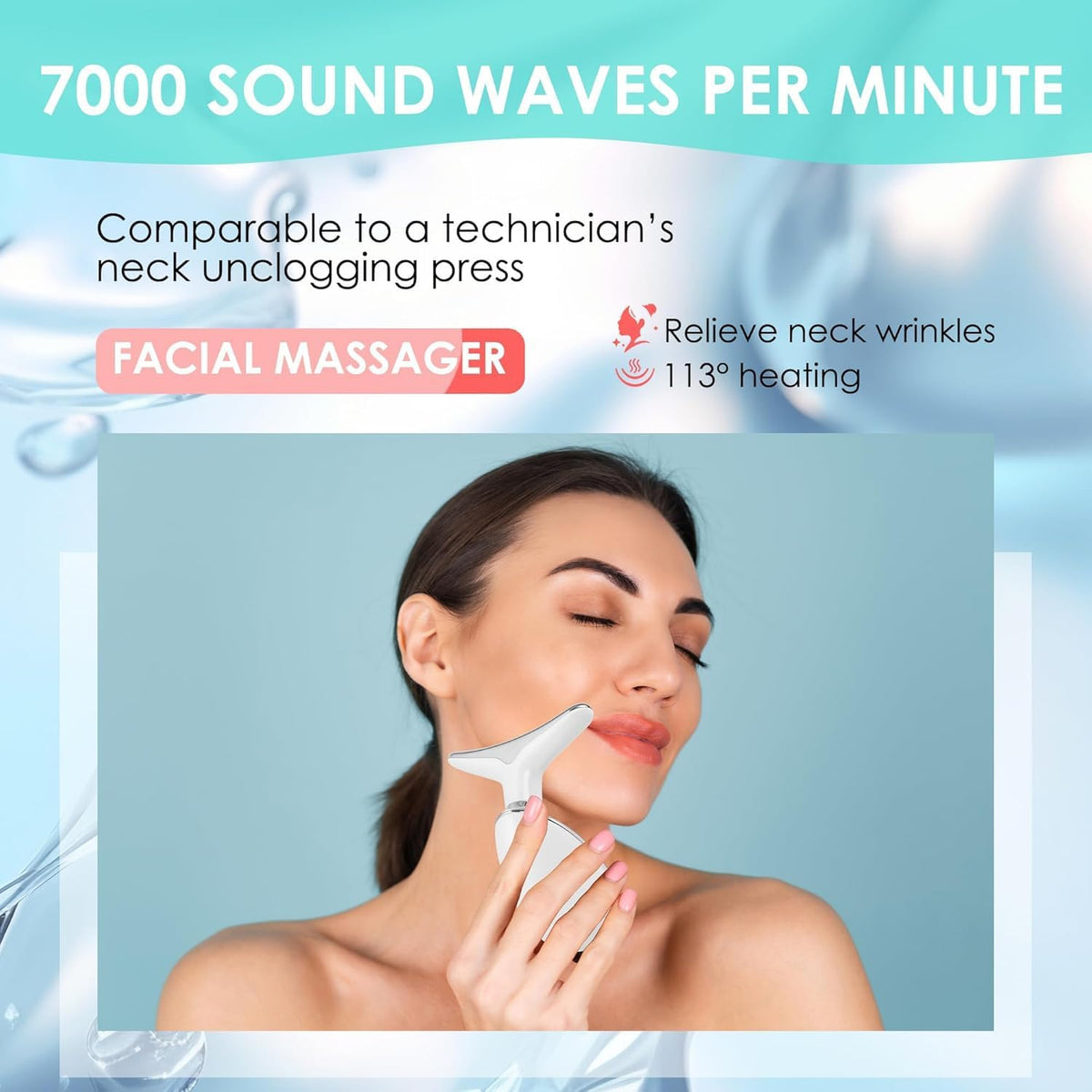 Revitalize Your Skin with Our 7-Color Facial Massager Wand - Perfect Gift for Her on Any Occasion!
