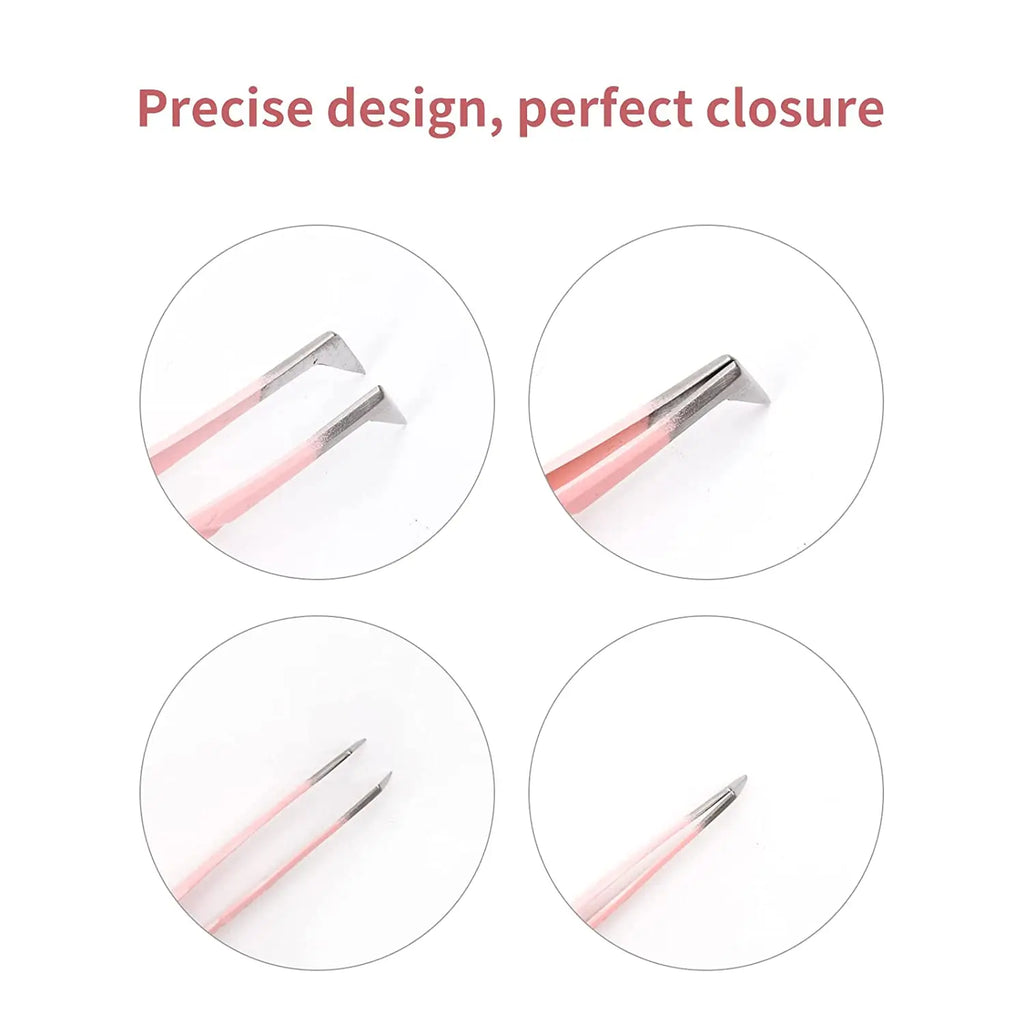Eyelash Extensions Tweezers Veyelash Professional 90 Degree Tweezers for Volume Stainless Steel 3D Accurate Closure