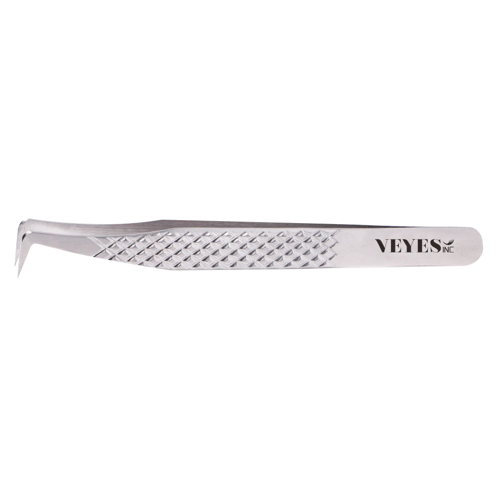 Eyelash Extensions Tweezers Veyelash Professional 90 Degree Tweezers for Volume Stainless Steel 3D Accurate Closure