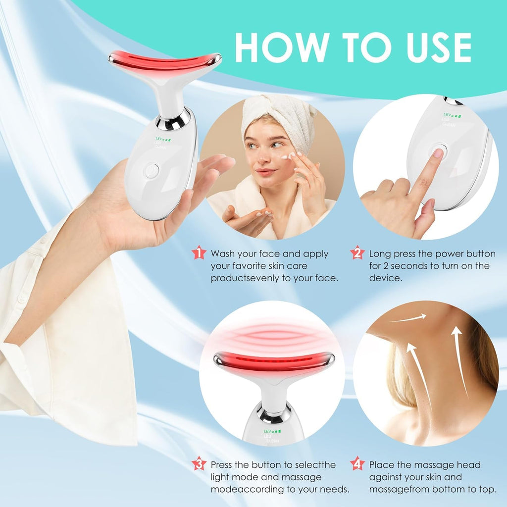 Revitalize Your Skin with Our 7-Color Facial Massager Wand - Perfect Gift for Her on Any Occasion!