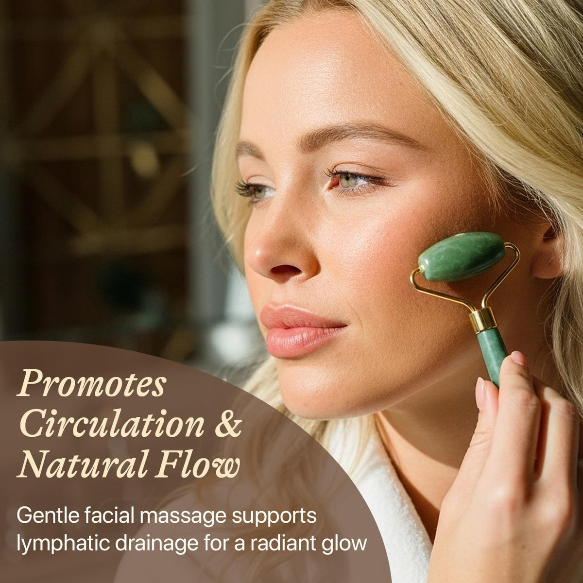 Revitalize Your Skin with Our Jade Roller - Smooth Away Fine Lines and Wrinkles