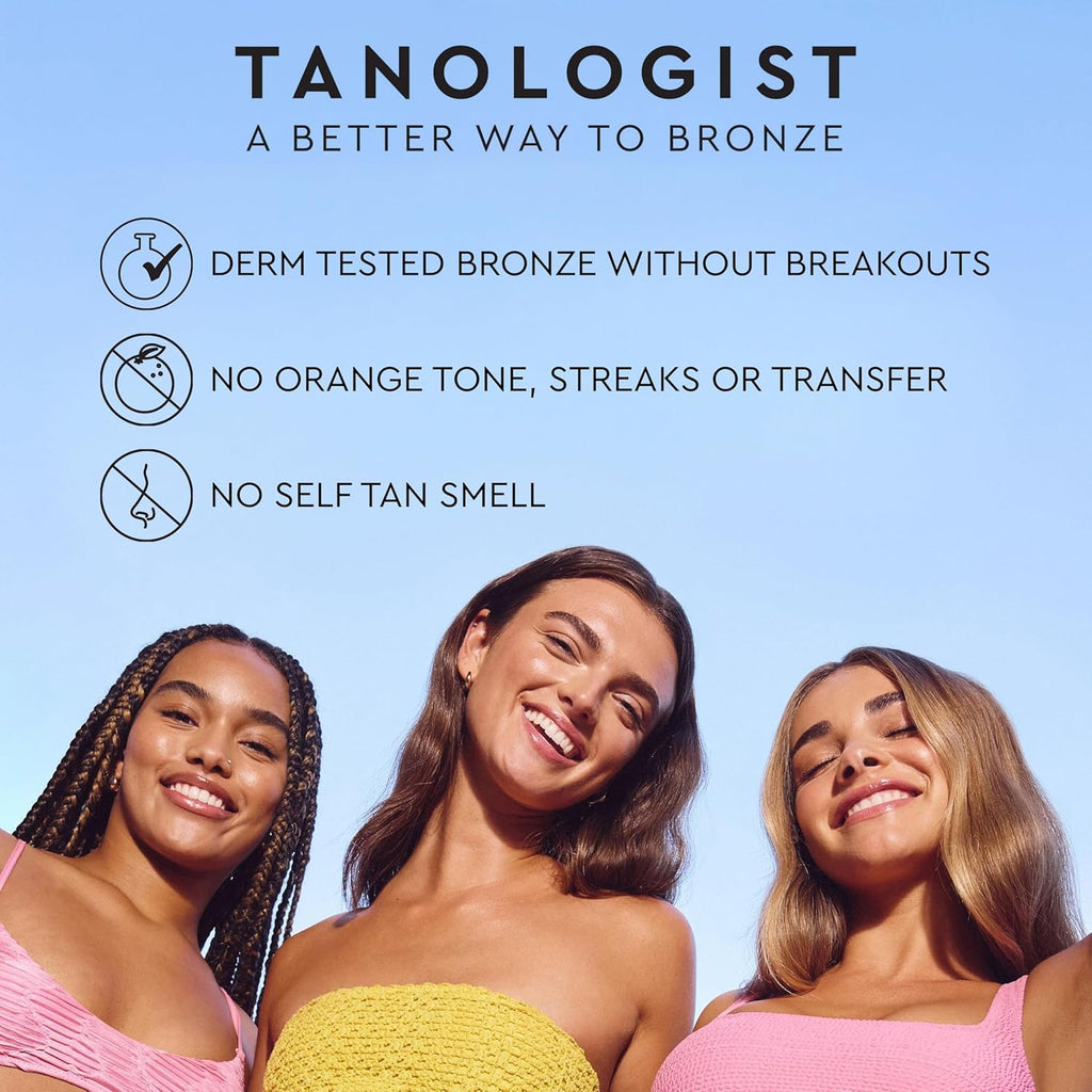 Medium Self Tan Drops, Streak-Free Body & Face Tanning Drops, No Fake Tan Smell, for Moisturizer & Lotion, Bronzing Face Tanner, Skincare Ingredients, Vegan, 1.01 Fl. Oz/30 Ml Bottle