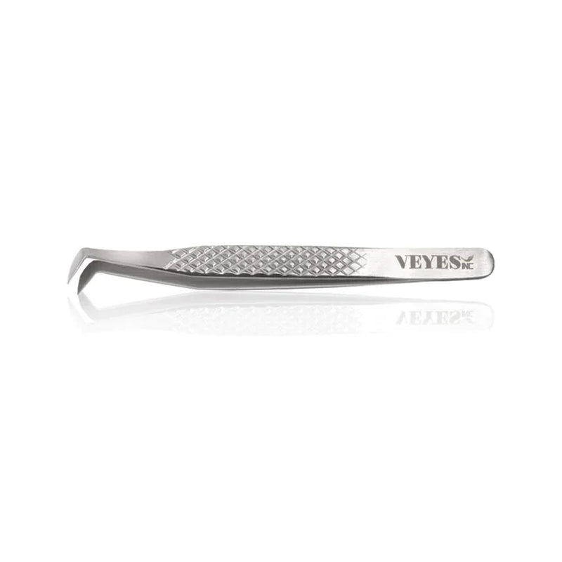 Eyelash Extensions Tweezers Veyelash Professional 90 Degree Tweezers for Volume Stainless Steel 3D Accurate Closure