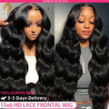 30 40 Inch Body Wave Human Hair Wigs 13X6 HD Lace Front Wig Human Hair 13X4 360 Lace Frontal Wigs 4X4 Lace Closure Wig for Women
