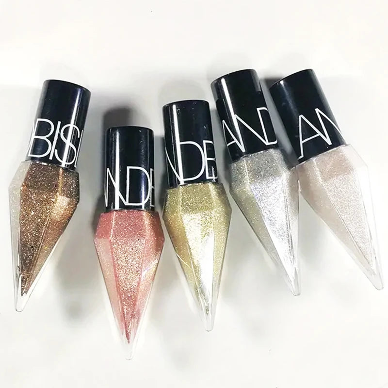 Liquid Eye Shadow Eye Highlight Diamond Sparkle Flash Eye Shadow Liquid Brightening Silkworm Eye Makeup Tool
