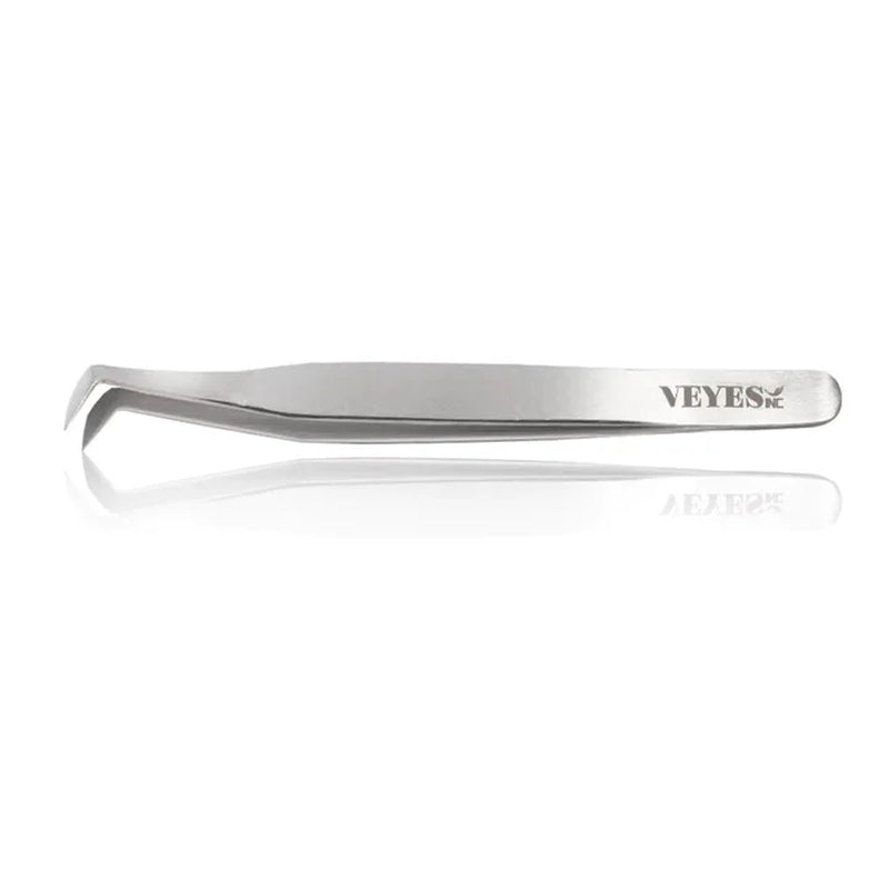 Eyelash Extensions Tweezers Veyelash Professional 90 Degree Tweezers for Volume Stainless Steel 3D Accurate Closure