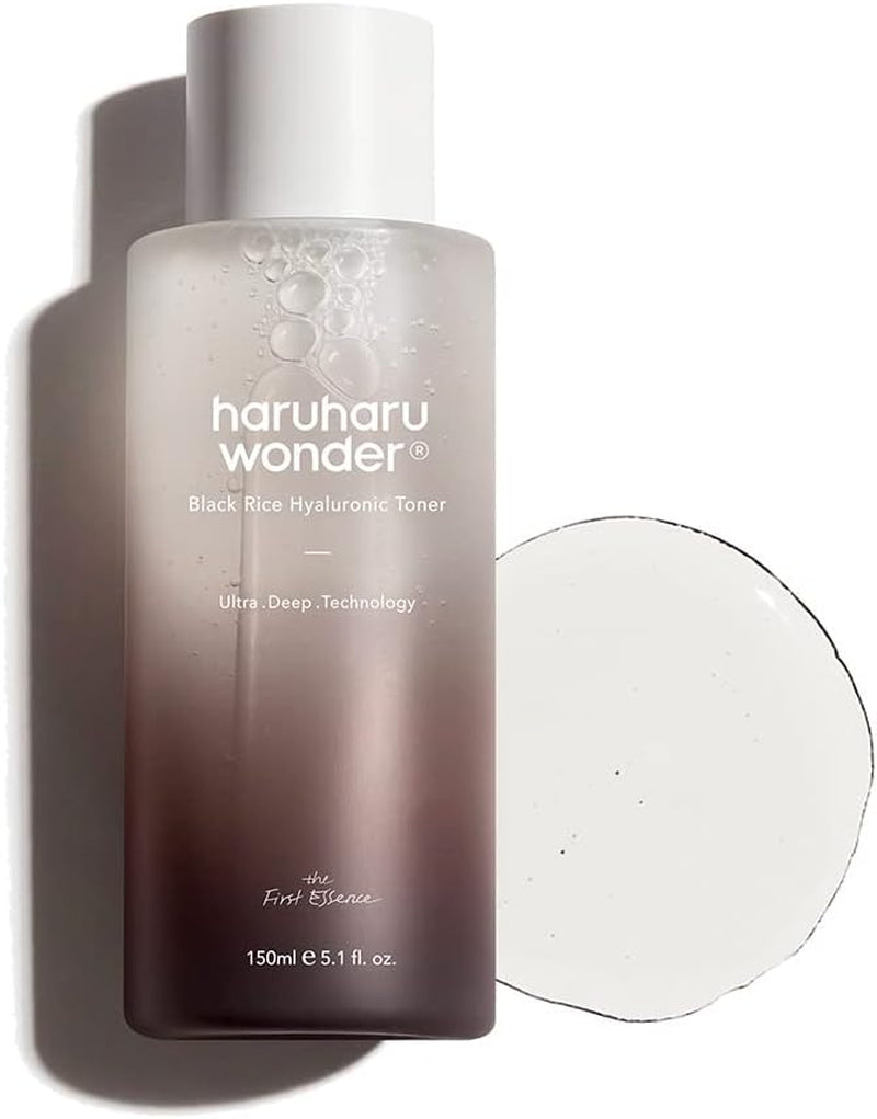 Black Rice Hyaluronic Toner, 5.1 Fl.Oz, Lavender Scent, Vegan | Toner for Face, Deep Hydration, Glass Skin, Soothing & Moisturizing, Balance Dehydrated Skin, Cruelty-Free, Korean Skin Care