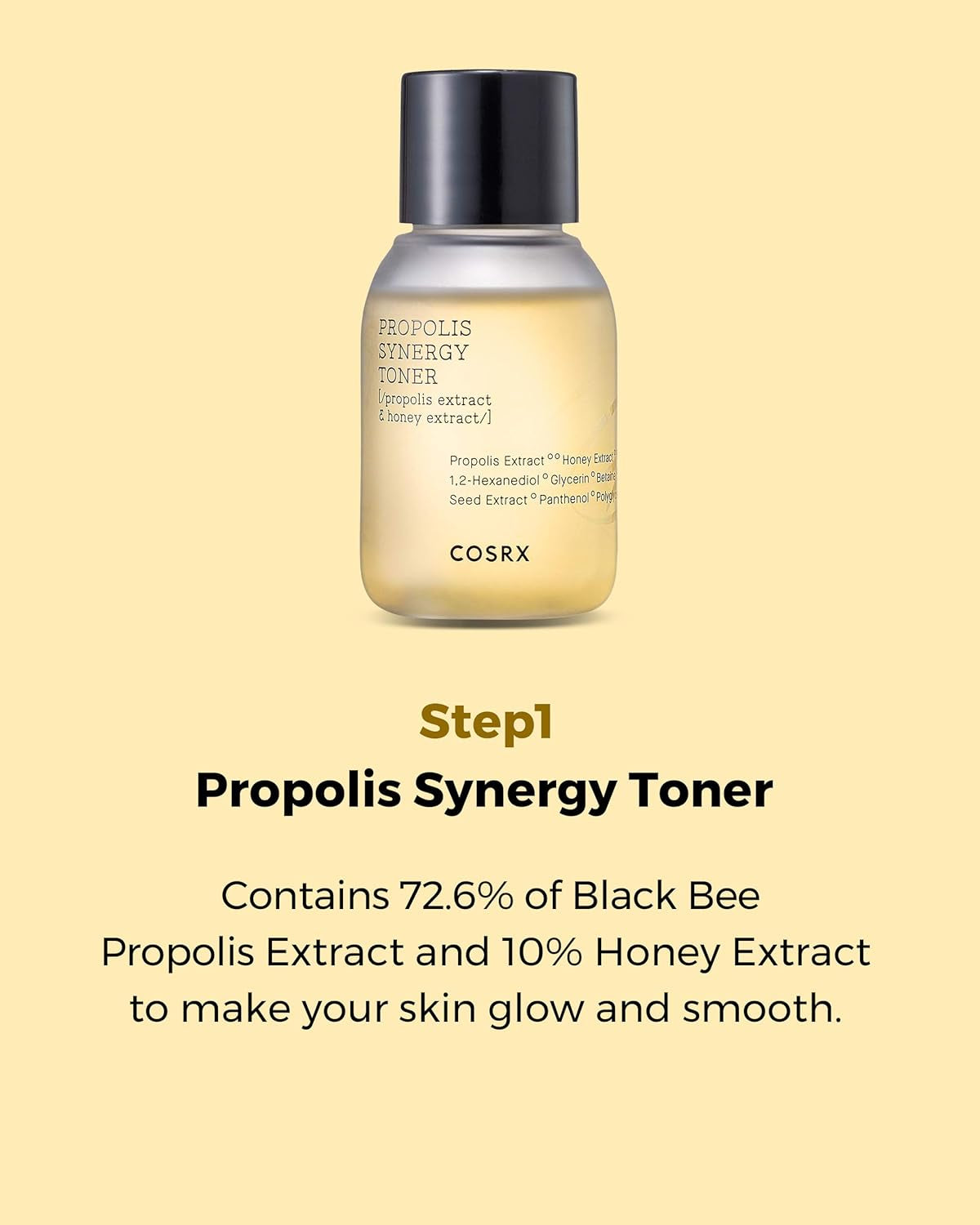 Revitalize Your Skin with the Honey Glow Kit: Propolis Toner, Serum & Cream - Travel-Friendly 3 Piece Set for Deep Hydration and Nourishment